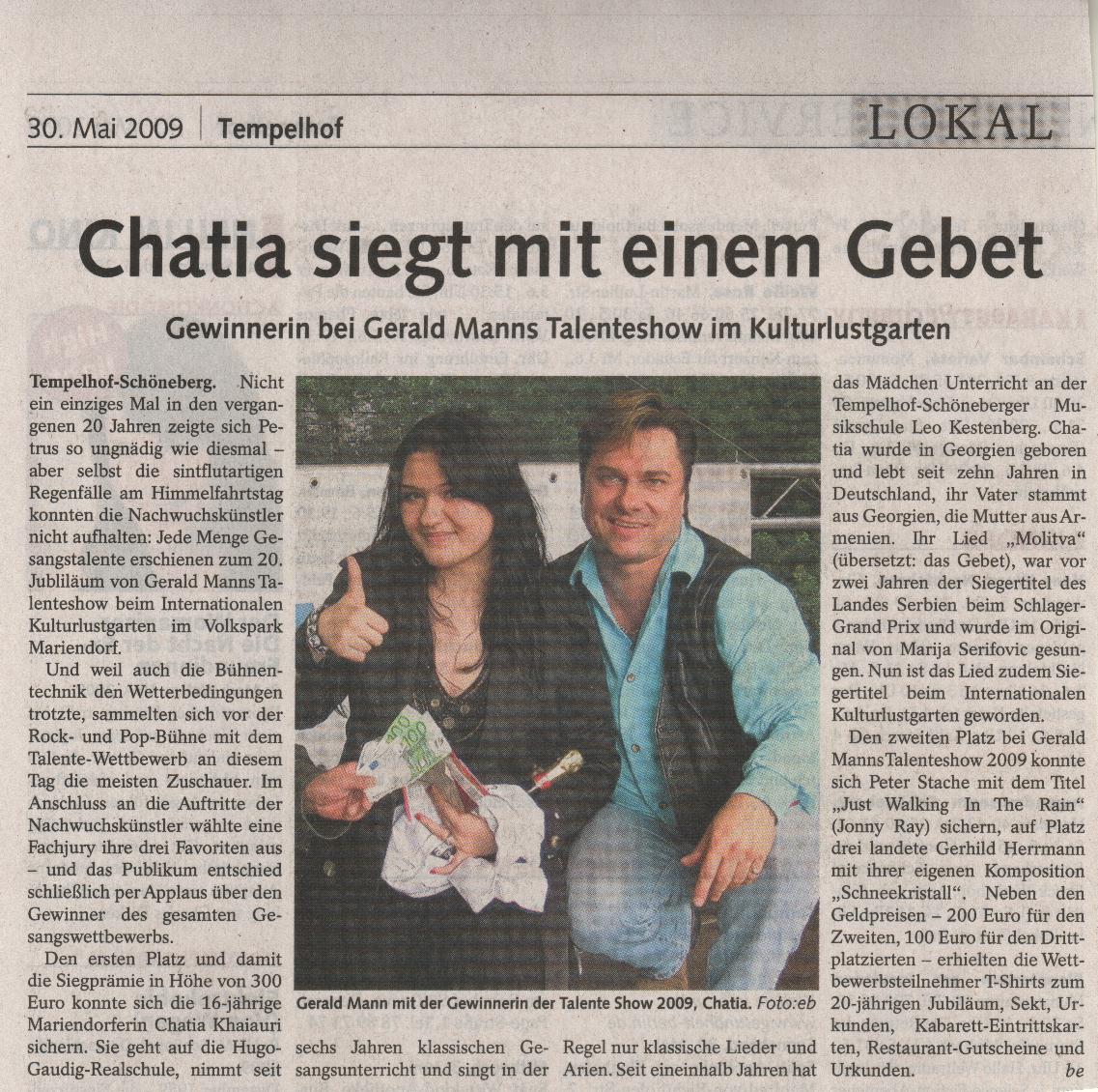 Zeitungsausschnitt zum Verkleinern anklicken